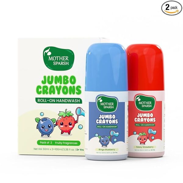 Mother Sparsh Jumbo Crayon Roll-On Kids Handwash