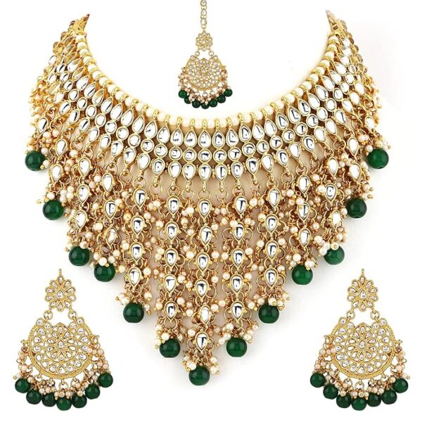 Traditional Pearl Kundan Necklace